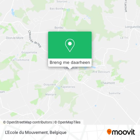 L'Ecole du Mouvement kaart
