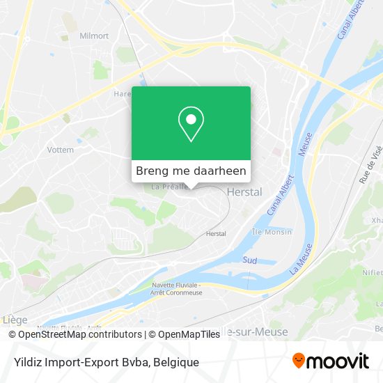 Yildiz Import-Export Bvba kaart