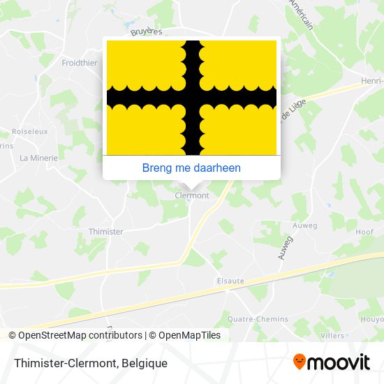 Thimister-Clermont kaart