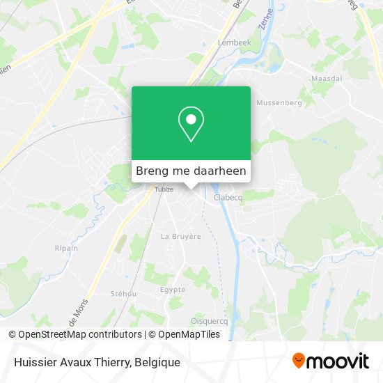 Huissier Avaux Thierry kaart