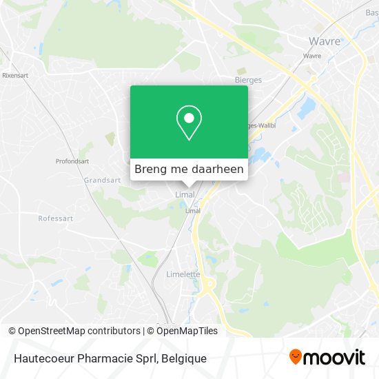 Hautecoeur Pharmacie Sprl kaart