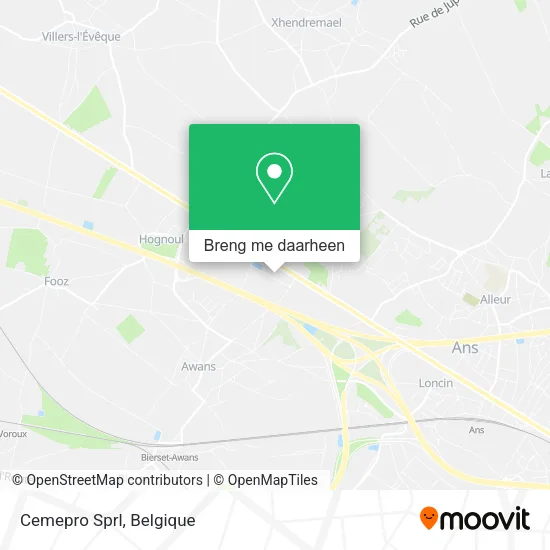 Cemepro Sprl kaart