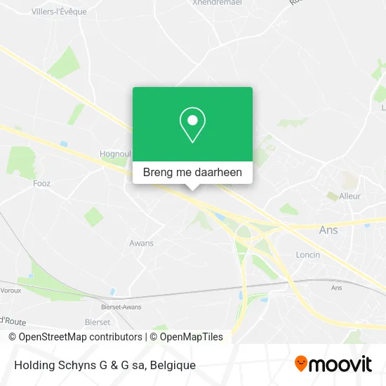 Holding Schyns G & G sa kaart