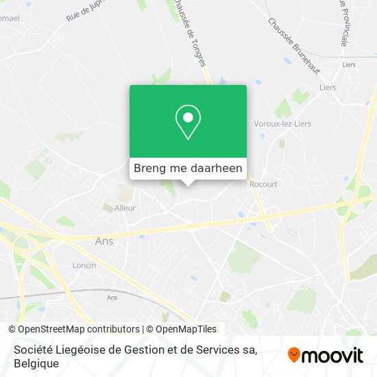 Société Liegéoise de Gestion et de Services sa kaart