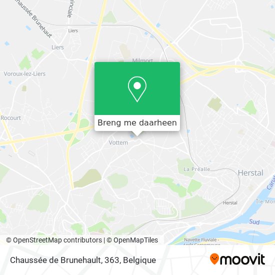 Chaussée de Brunehault, 363 kaart