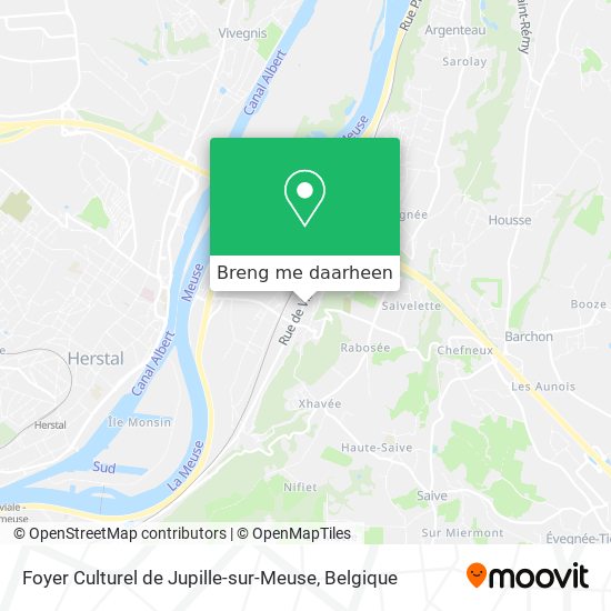 Foyer Culturel de Jupille-sur-Meuse kaart