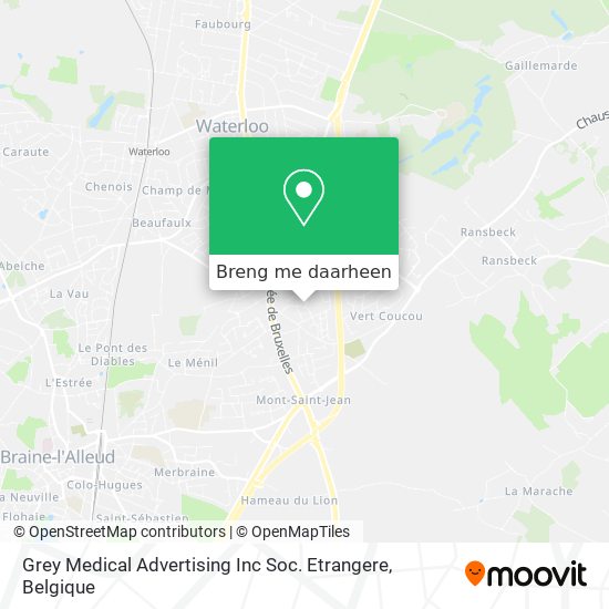 Grey Medical Advertising Inc Soc. Etrangere kaart