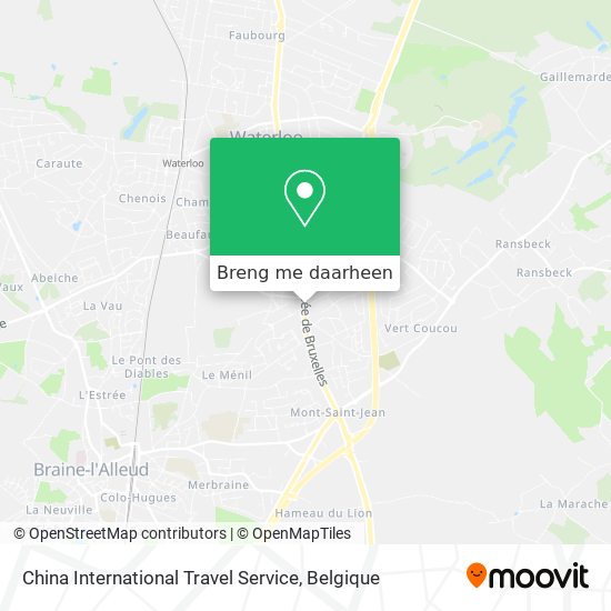 China International Travel Service kaart