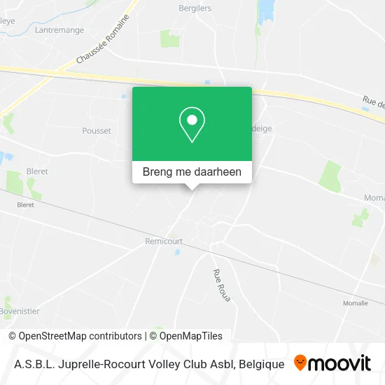A.S.B.L. Juprelle-Rocourt Volley Club Asbl kaart