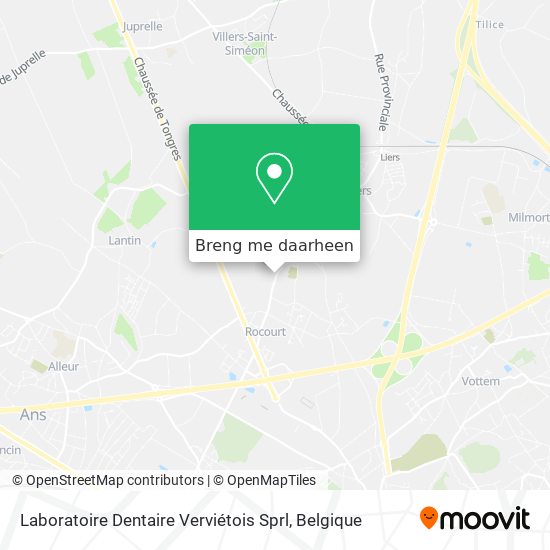 Laboratoire Dentaire Verviétois Sprl kaart