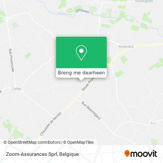 Zoom-Assurances Sprl kaart