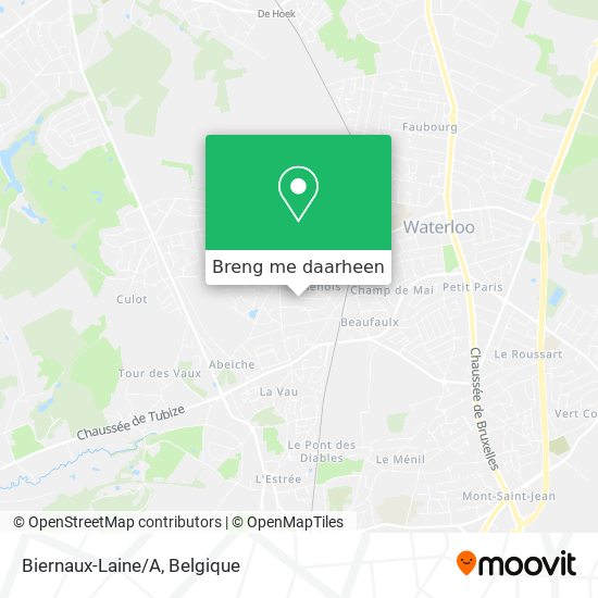 Biernaux-Laine/A kaart