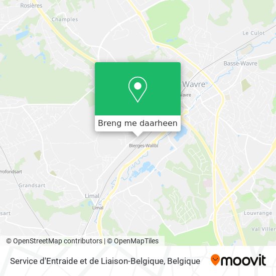 Service d'Entraide et de Liaison-Belgique kaart