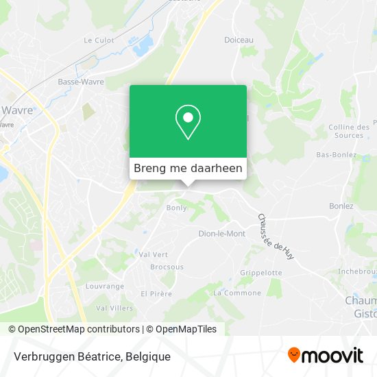 Verbruggen Béatrice kaart