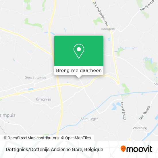Dottignies / Dottenijs Ancienne Gare kaart