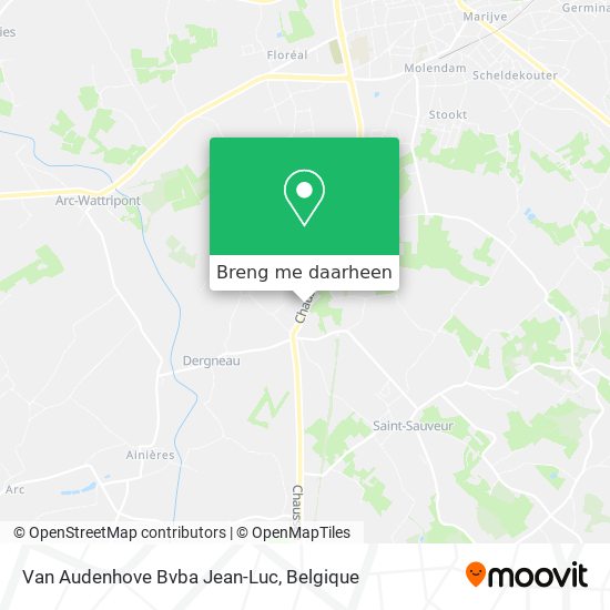 Van Audenhove Bvba Jean-Luc kaart