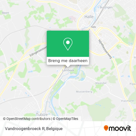 Vandroogenbroeck R kaart