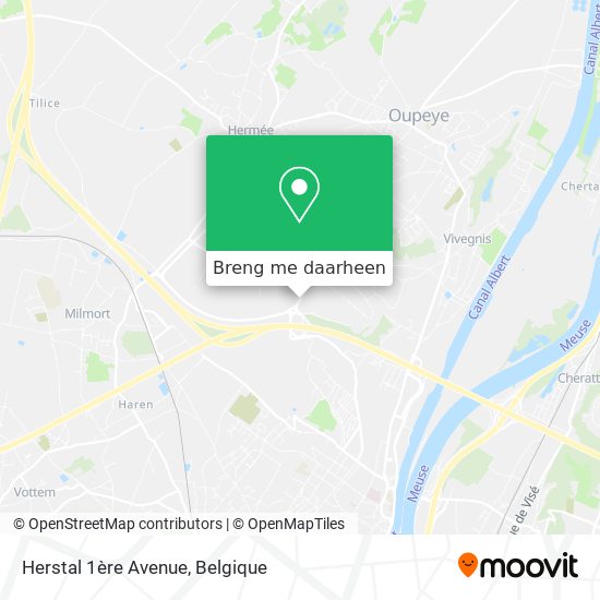 Herstal 1ère Avenue kaart