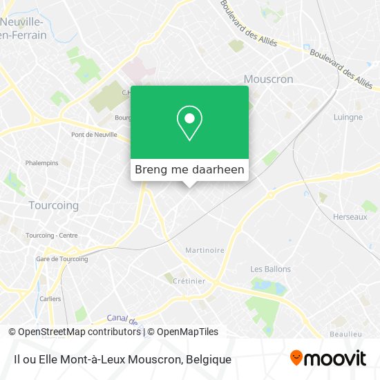 Il ou Elle Mont-à-Leux Mouscron kaart