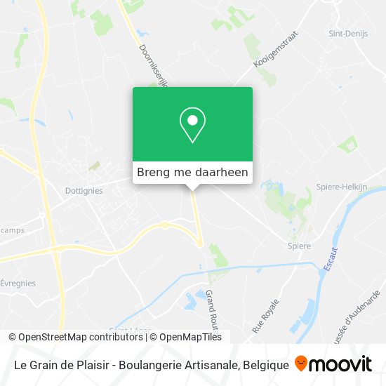 Le Grain de Plaisir - Boulangerie Artisanale kaart
