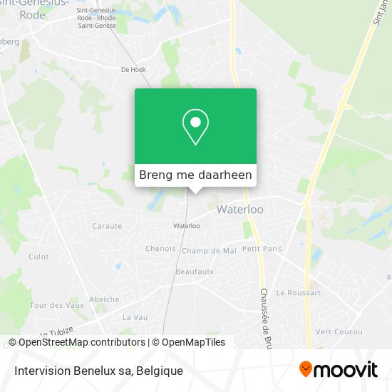 Intervision Benelux sa kaart