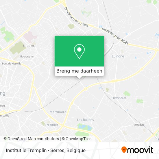Institut le Tremplin - Serres kaart