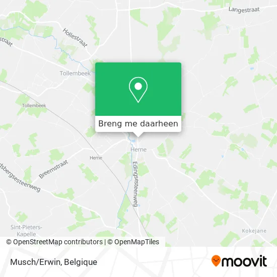 Musch/Erwin kaart