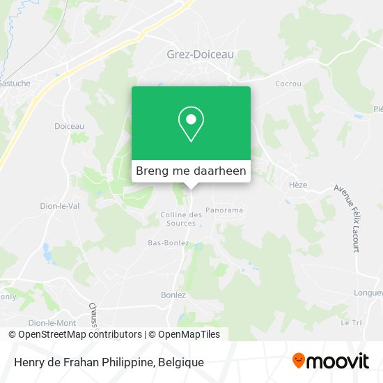 Henry de Frahan Philippine kaart