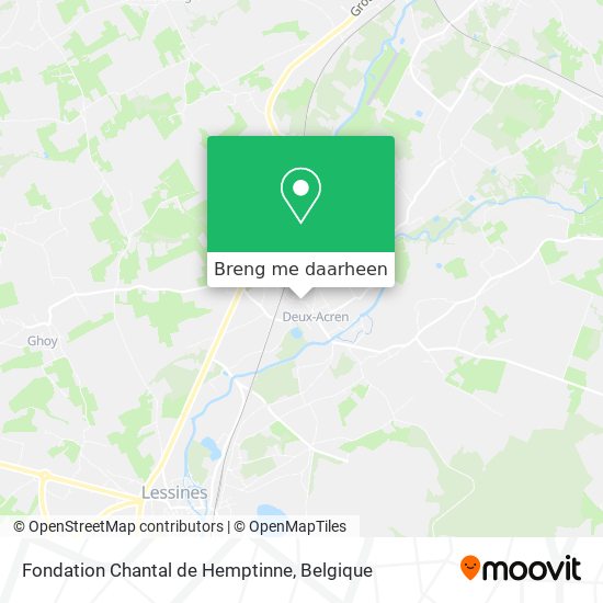 Fondation Chantal de Hemptinne kaart
