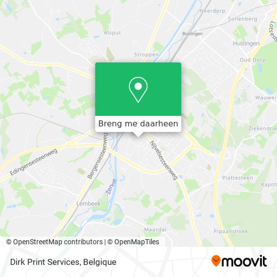 Dirk Print Services kaart