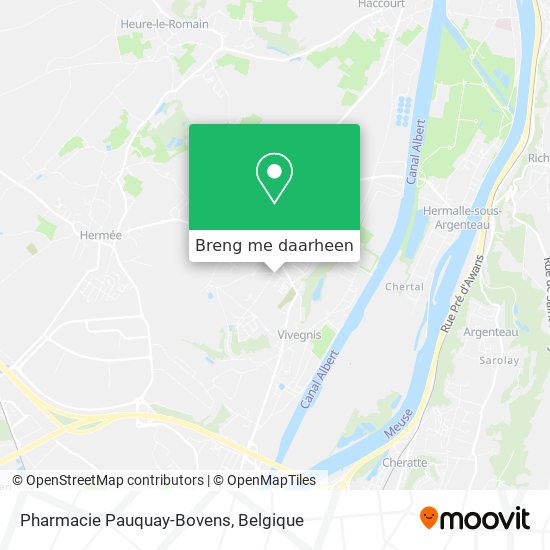 Pharmacie Pauquay-Bovens kaart