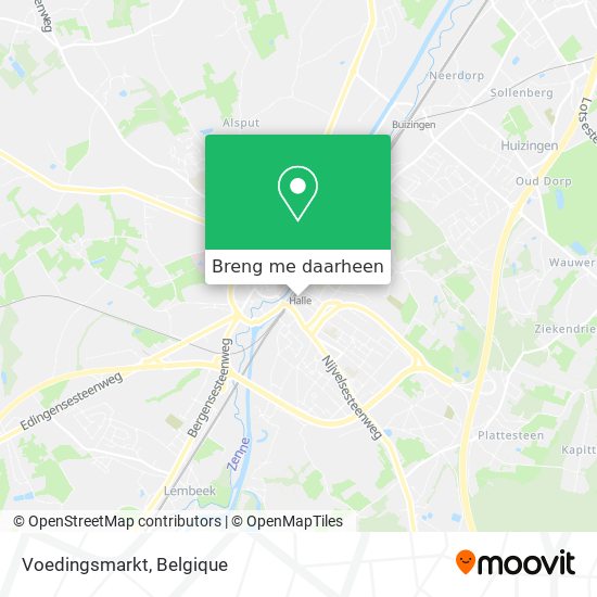 Voedingsmarkt kaart