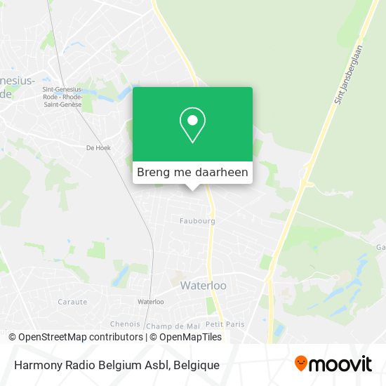Harmony Radio Belgium Asbl kaart
