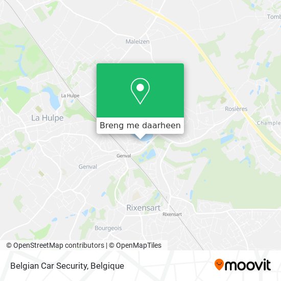 Belgian Car Security kaart