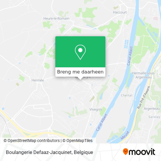Boulangerie Defaaz-Jacquinet kaart