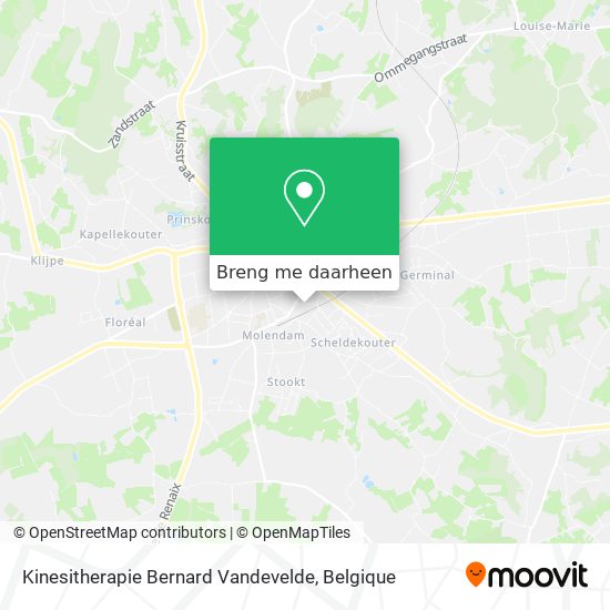 Kinesitherapie Bernard Vandevelde kaart