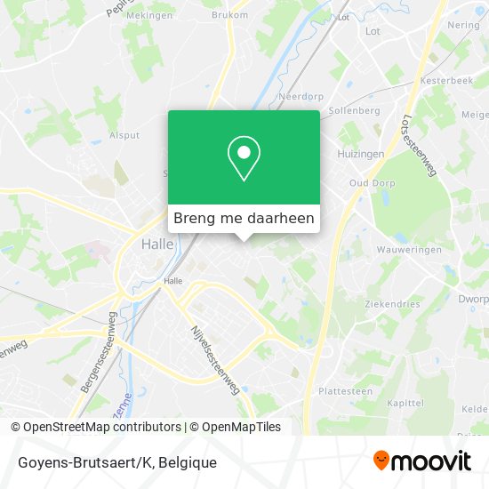 Goyens-Brutsaert/K kaart