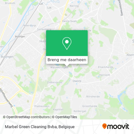 Marbel Green Cleaning Bvba kaart