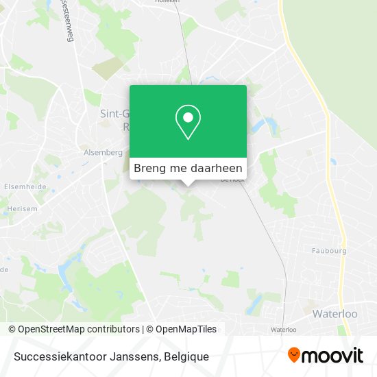 Successiekantoor Janssens kaart