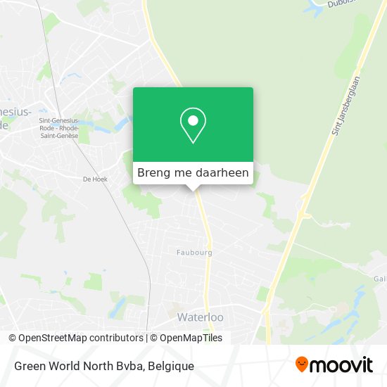 Green World North Bvba kaart