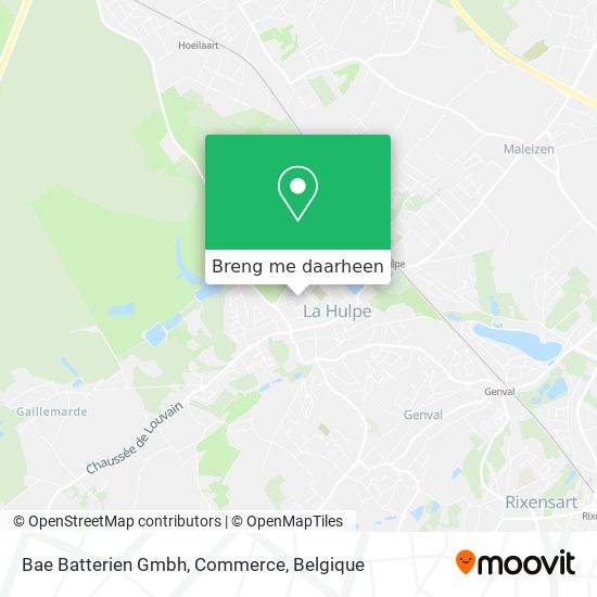 Bae Batterien Gmbh, Commerce kaart