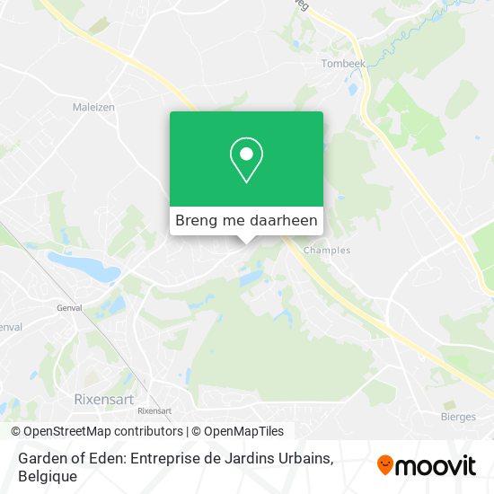 Garden of Eden: Entreprise de Jardins Urbains kaart