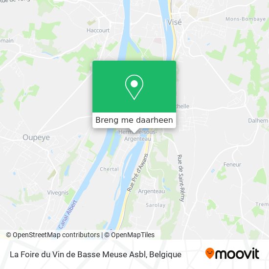 La Foire du Vin de Basse Meuse Asbl kaart