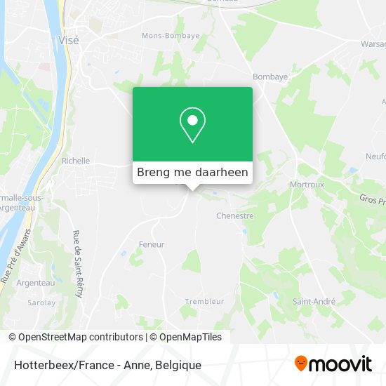 Hotterbeex/France - Anne kaart