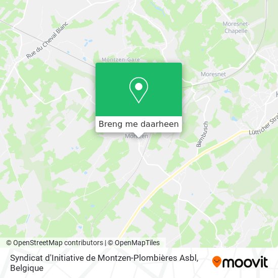 Syndicat d'Initiative de Montzen-Plombières Asbl kaart