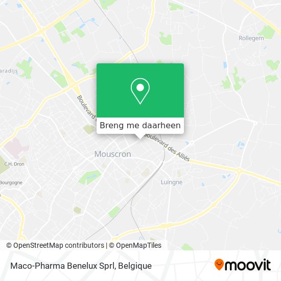 Maco-Pharma Benelux Sprl kaart