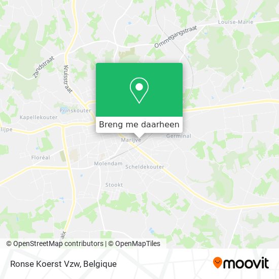 Ronse Koerst Vzw kaart