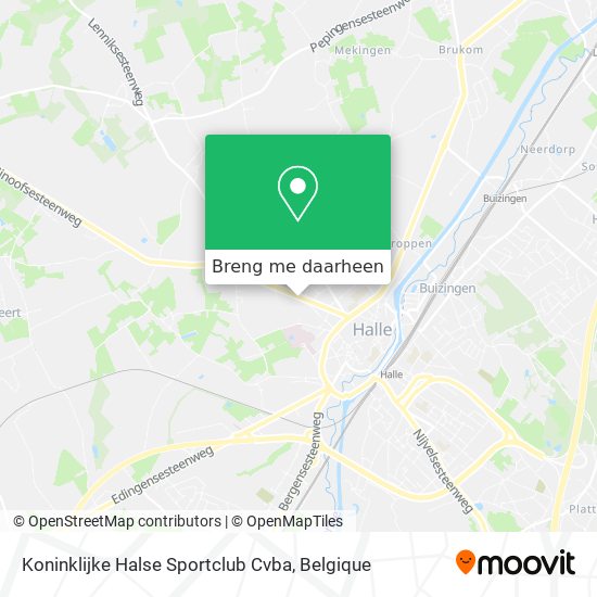 Koninklijke Halse Sportclub Cvba kaart