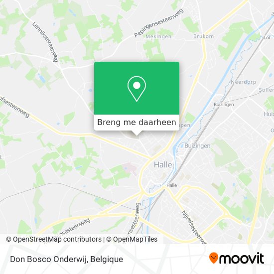 Don Bosco Onderwij kaart