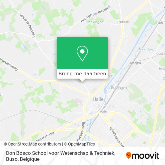 Don Bosco School voor Wetenschap & Techniek, Buso kaart